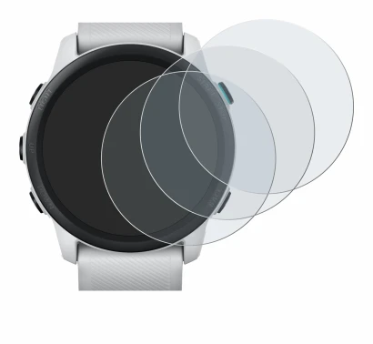 Immagine del dispositivo Garmin Forerunner 745 con un'ampia varietà di protezioni per lo schermo.