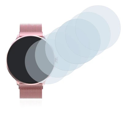 Immagine del dispositivo Bebinca Smartwatch con un'ampia varietà di protezioni per lo schermo.