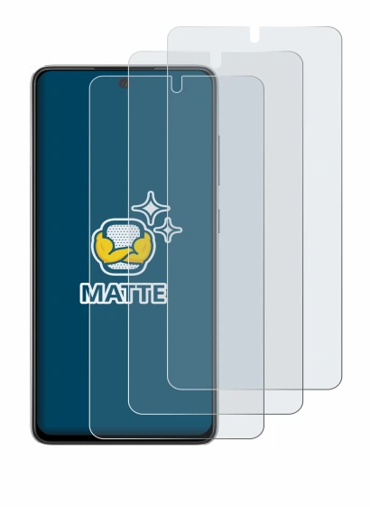 Immagine del dispositivo Samsung Galaxy A52s 5G con un'ampia varietà di protezioni per lo schermo.