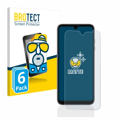 Parte frontale di una confezione del prodotto con il logo del marchio BROTECT. Accanto è raffigurato il dispositivo Fairphone 