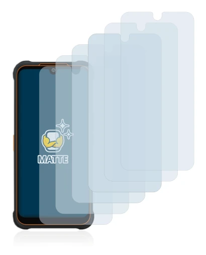 Immagine del dispositivo AGM Glory Pro con un'ampia varietà di protezioni per lo schermo.