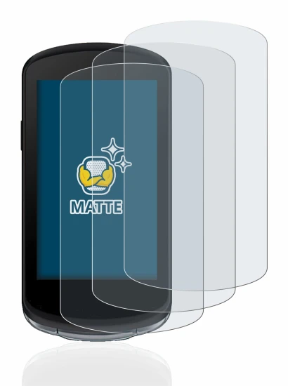 Immagine del dispositivo Garmin Edge 1040 con un'ampia varietà di protezioni per lo schermo.