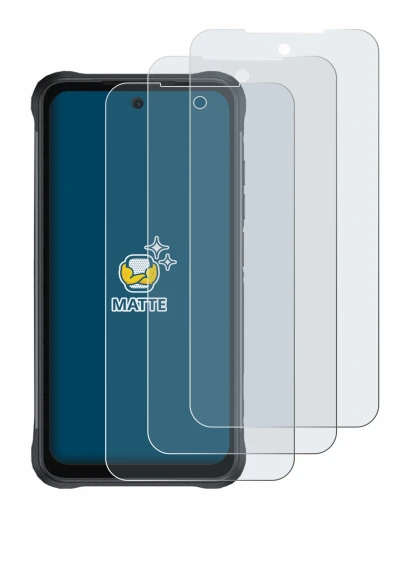 Immagine del dispositivo Umidigi Bison 2 Pro con un'ampia varietà di protezioni per lo schermo.