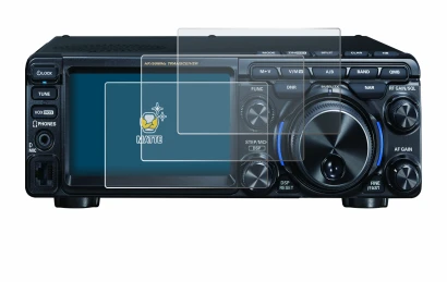 Immagine del dispositivo Yaesu FT-710 con un'ampia varietà di protezioni per lo schermo.