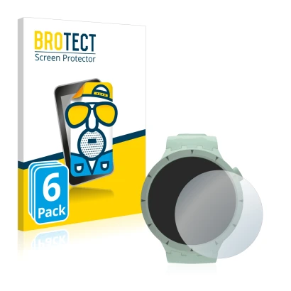 Parte frontale di una confezione del prodotto con il logo del marchio BROTECT. Accanto è raffigurato il dispositivo Swatch Big