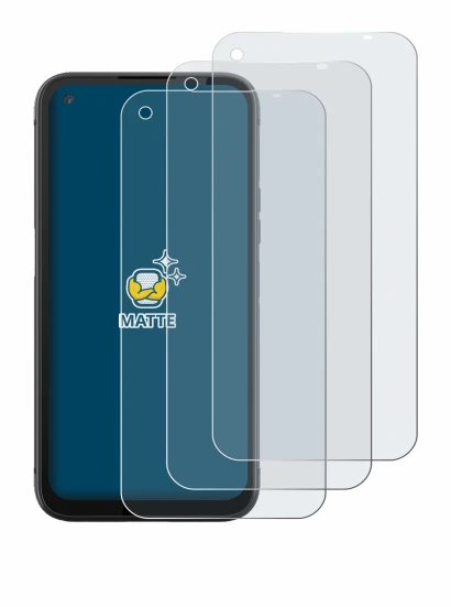 Immagine del dispositivo Gigaset GX6 con un'ampia varietà di protezioni per lo schermo.