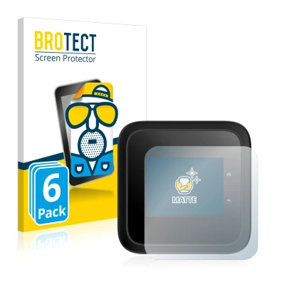 Parte frontale di una confezione del prodotto con il logo del marchio BROTECT. Accanto è raffigurato il dispositivo Netgear Ni