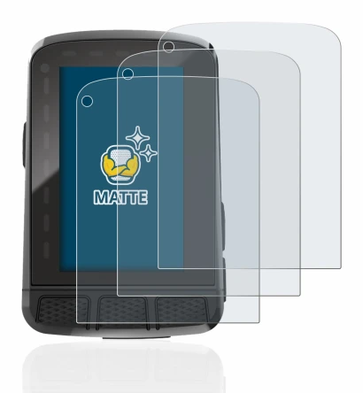 Immagine del dispositivo Wahoo Elemnt Roam 2 con un'ampia varietà di protezioni per lo schermo.