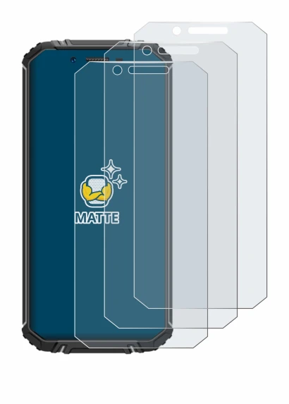Immagine del dispositivo Oukitel WP18 con un'ampia varietà di protezioni per lo schermo.