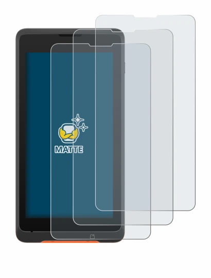 Immagine del dispositivo Sunmi P2 Lite SE con un'ampia varietà di protezioni per lo schermo.