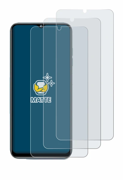 Immagine del dispositivo Oukitel C35 con un'ampia varietà di protezioni per lo schermo.