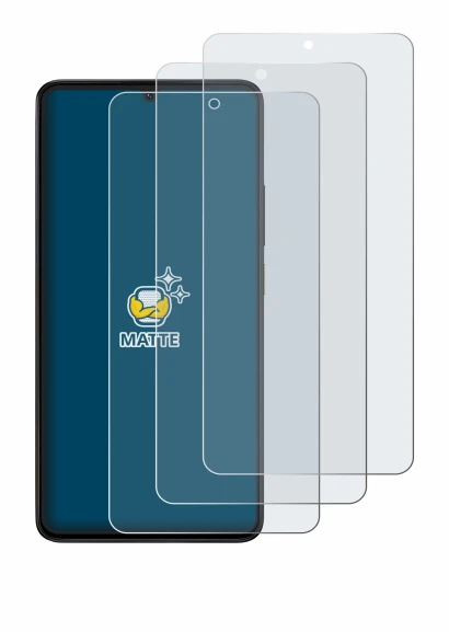 Immagine del dispositivo Xiaomi Poco X6 Pro con un'ampia varietà di protezioni per lo schermo.