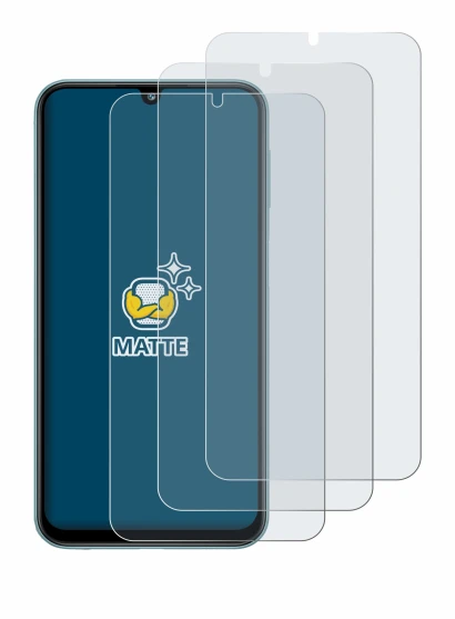 Immagine del dispositivo Samsung Galaxy M34 con un'ampia varietà di protezioni per lo schermo.