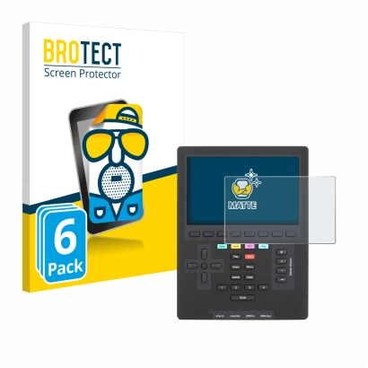 Parte frontale di una confezione del prodotto con il logo del marchio BROTECT. Accanto è raffigurato il dispositivo Polyend Tr