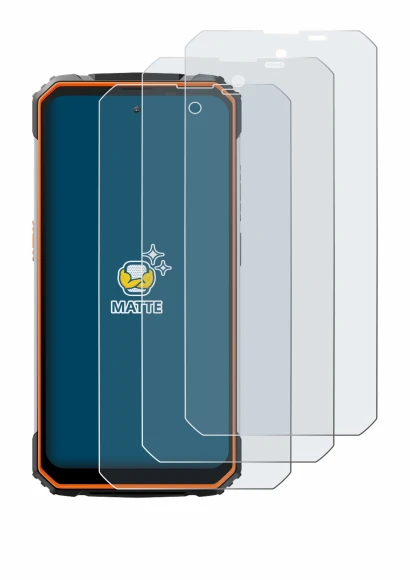 Immagine del dispositivo Blackview BV8100 con un'ampia varietà di protezioni per lo schermo.