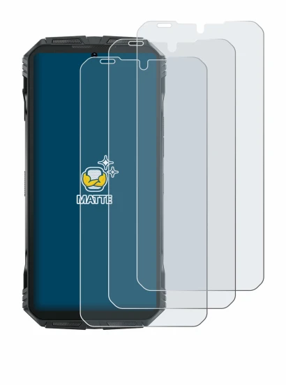 Immagine del dispositivo Doogee S Punk con un'ampia varietà di protezioni per lo schermo.