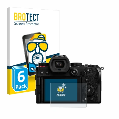 Parte frontale di una confezione del prodotto con il logo del marchio BROTECT. Accanto è raffigurato il dispositivo Panasonic