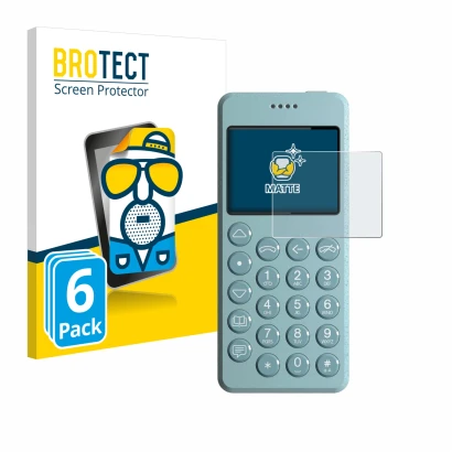 Parte frontale di una confezione del prodotto con il logo del marchio BROTECT. Accanto è raffigurato il dispositivo Punkt MP02