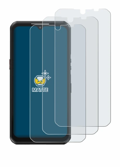 Immagine del dispositivo Oukitel WP39 con un'ampia varietà di protezioni per lo schermo.