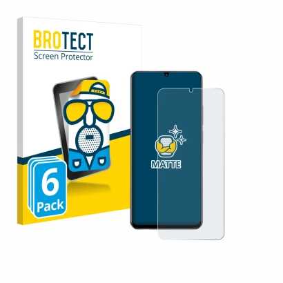 Parte frontale di una confezione del prodotto con il logo del marchio BROTECT. Accanto è raffigurato il dispositivo realme Not