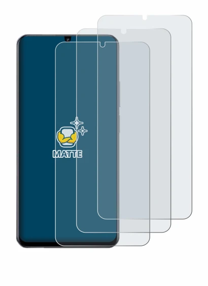 Immagine del dispositivo realme Note 60 4G con un'ampia varietà di protezioni per lo schermo.