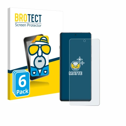 Parte frontale di una confezione del prodotto con il logo del marchio BROTECT. Accanto è raffigurato il dispositivo OnePlus 13