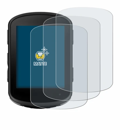 Immagine del dispositivo Garmin Edge 540 Solar con un'ampia varietà di protezioni per lo schermo.