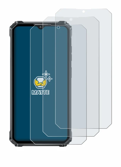 Immagine del dispositivo Oukitel G1 con un'ampia varietà di protezioni per lo schermo.