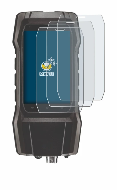 Immagine del dispositivo Testo 300 con un'ampia varietà di protezioni per lo schermo.