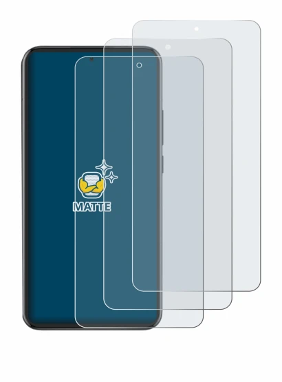 Immagine del dispositivo Oppo Reno 13 Pro con un'ampia varietà di protezioni per lo schermo.