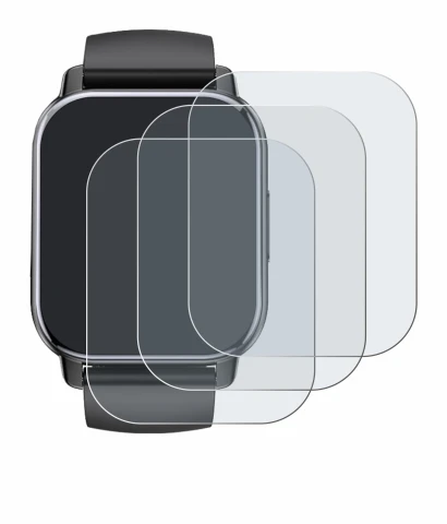 Immagine del dispositivo Poounur T80 1.95" con un'ampia varietà di protezioni per lo schermo.