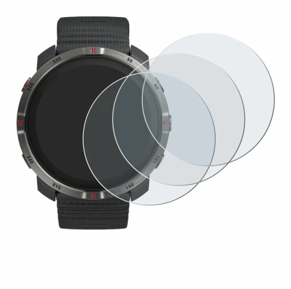 Immagine del dispositivo Polar Grit X2 con un'ampia varietà di protezioni per lo schermo.