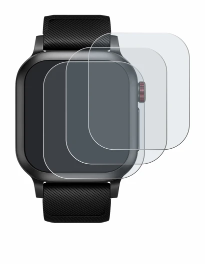 Immagine del dispositivo Haylou Iron Neo 1.95" con un'ampia varietà di protezioni per lo schermo.