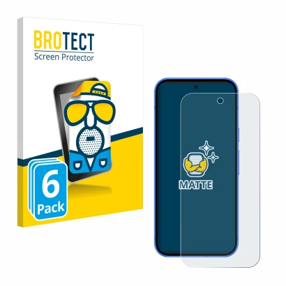 Parte frontale di una confezione del prodotto con il logo del marchio BROTECT. Accanto è raffigurato il dispositivo Google Pix