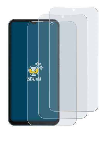 Immagine del dispositivo Telekom T Phone 3 con un'ampia varietà di protezioni per lo schermo.