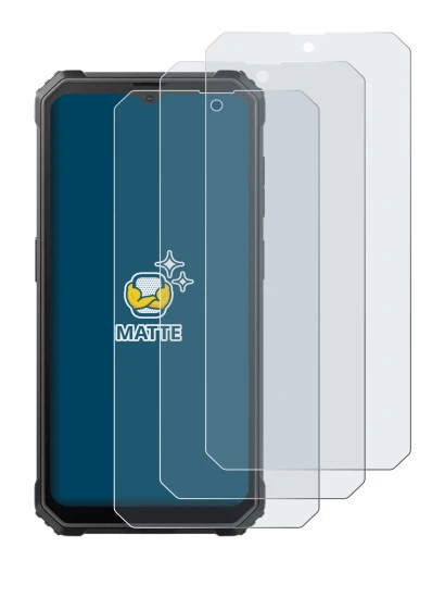 Immagine del dispositivo Blackview BV4800 SE con un'ampia varietà di protezioni per lo schermo.