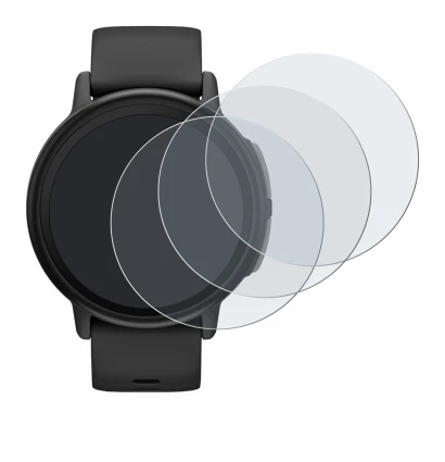 Immagine del dispositivo Garmin Bounce 2 con un'ampia varietà di protezioni per lo schermo.