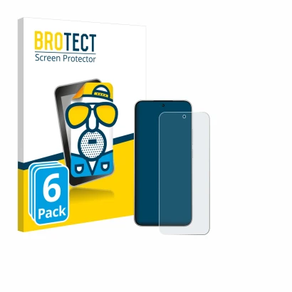 Parte frontale di una confezione del prodotto con il logo del marchio BROTECT. Accanto è raffigurato il dispositivo Xiaomi 15T