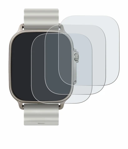 Immagine del dispositivo realme Watch 5 con un'ampia varietà di protezioni per lo schermo.