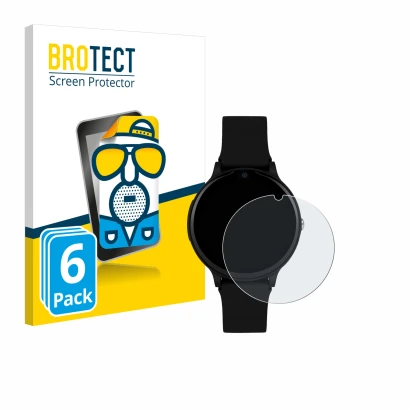 Parte frontale di una confezione del prodotto con il logo del marchio BROTECT. Accanto è raffigurato il dispositivo One2Track 