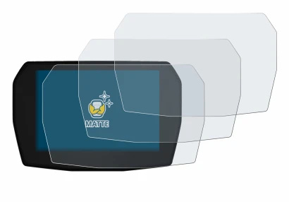 Immagine del dispositivo Ducati Multistrada V2 2025 con un'ampia varietà di protezioni per lo schermo.