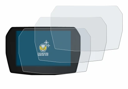 Immagine del dispositivo Ducati Panigale V2 2025 con un'ampia varietà di protezioni per lo schermo.