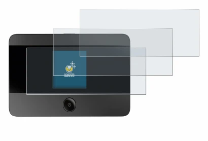 Immagine del dispositivo TP-Link M7350 con un'ampia varietà di protezioni per lo schermo.