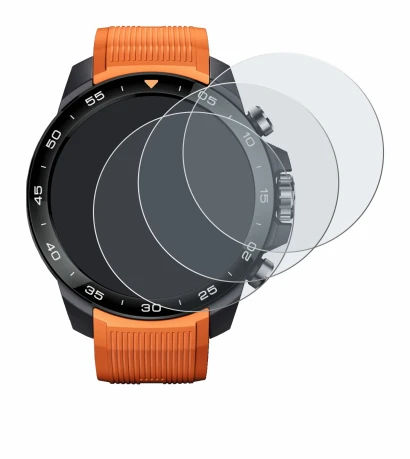 Immagine del dispositivo Xiaomi Mibro GS Explorer S con un'ampia varietà di protezioni per lo schermo.