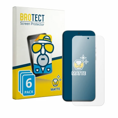Parte frontale di una confezione del prodotto con il logo del marchio BROTECT. Accanto è raffigurato il dispositivo Xiaomi 17 