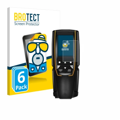 Parte frontale di una confezione del prodotto con il logo del marchio BROTECT. Accanto è raffigurato il dispositivo Testo 310