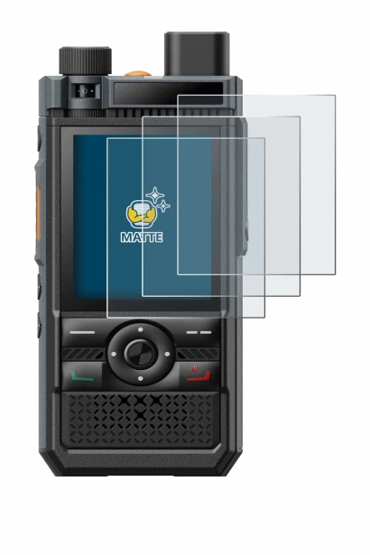 Immagine del dispositivo Hytera P50 con un'ampia varietà di protezioni per lo schermo.