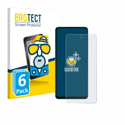 Parte frontale di una confezione del prodotto con il logo del marchio BROTECT. Accanto è raffigurato il dispositivo Oppo A5 4G