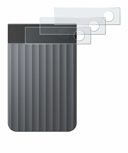 Immagine del dispositivo PLAUD Note Pro con un'ampia varietà di protezioni per lo schermo.