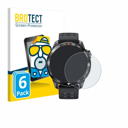 Parte frontale di una confezione del prodotto con il logo del marchio BROTECT. Accanto è raffigurato il dispositivo Xiaomi Mib